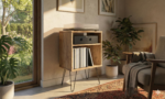 Record Player Stand | Turntable Stand | LP Vinyl Storage Shelf | Model-1 - Image 3