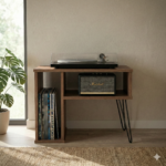 Record Player Stand | Turntable Stand | LP Vinyl Storage Shelf | Model-20 - Image 2