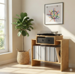 Record Player Stand | Turntable Stand | LP Vinyl Storage Shelf | Model-11A